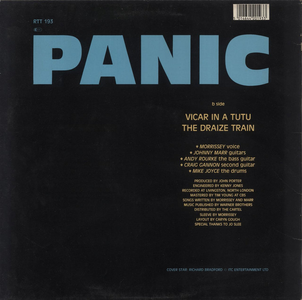 The Smiths Panic + Inner - VG UK 12" vinyl single (12 inch record / Maxi-single) 5014644201933