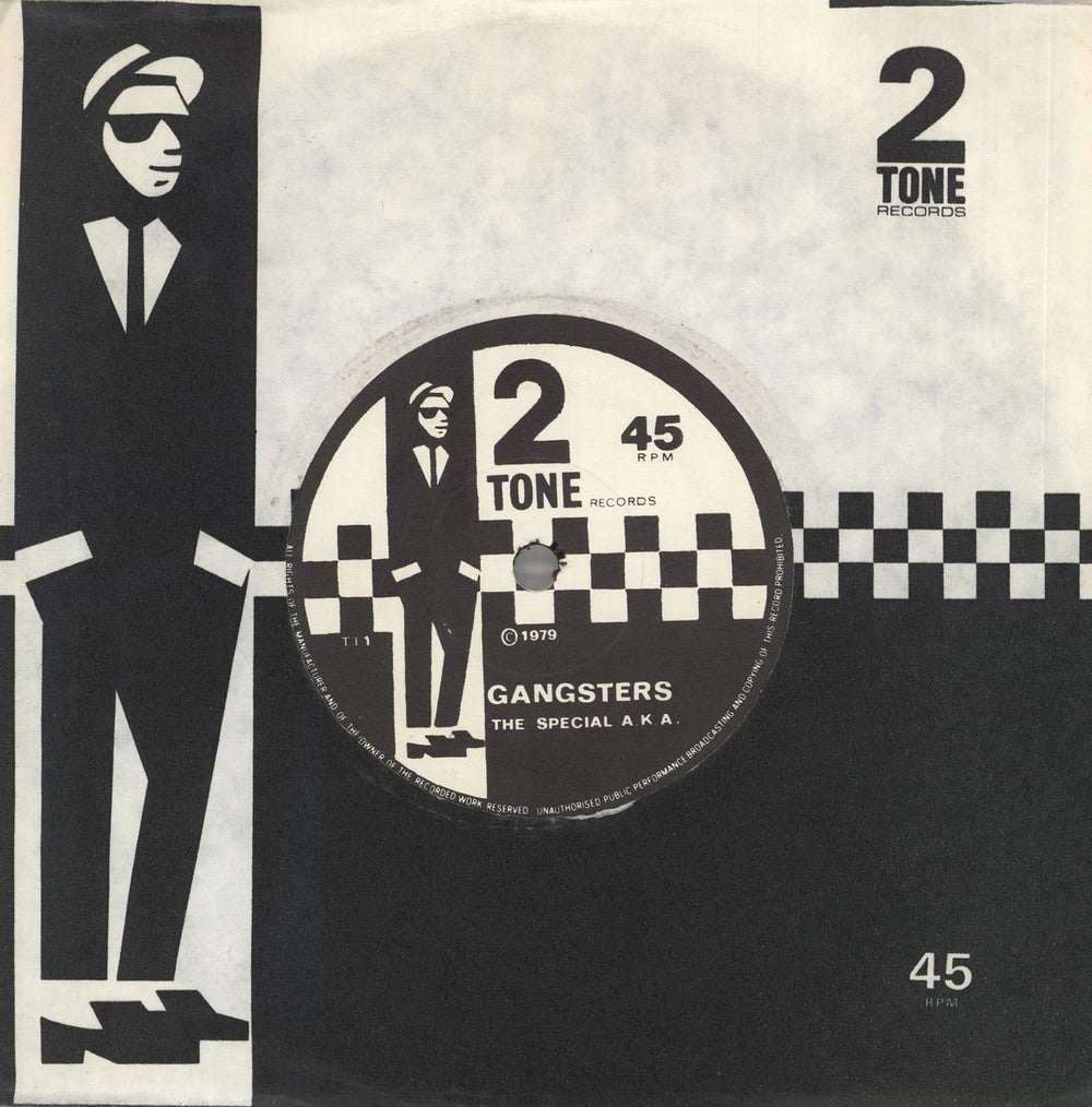 The Specials Gangsters - Solid - Damont - 2T Sleeve UK 7" vinyl single (7 inch record / 45) TT1/2