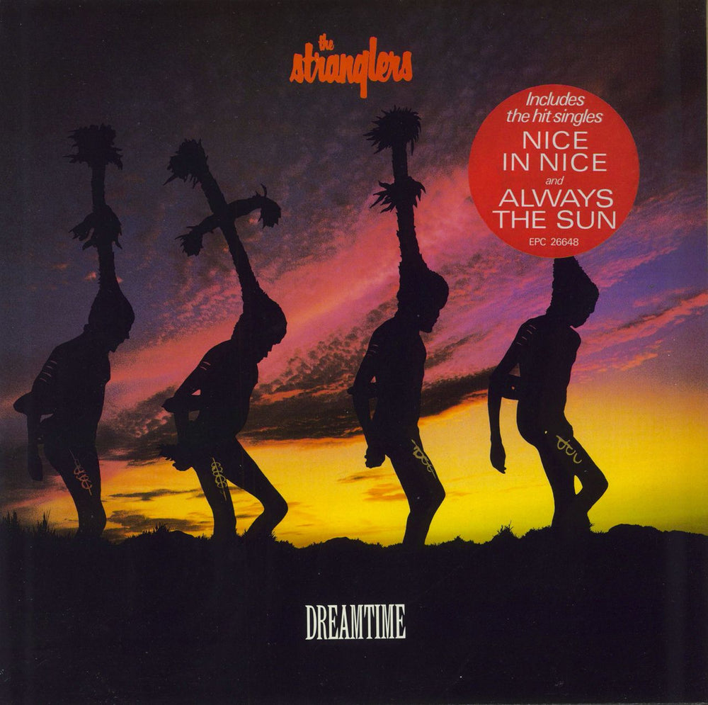 The Stranglers Dreamtime - Stickered & Gold Promo Stamped Sleeve UK vinyl LP album (LP record) EPC26648