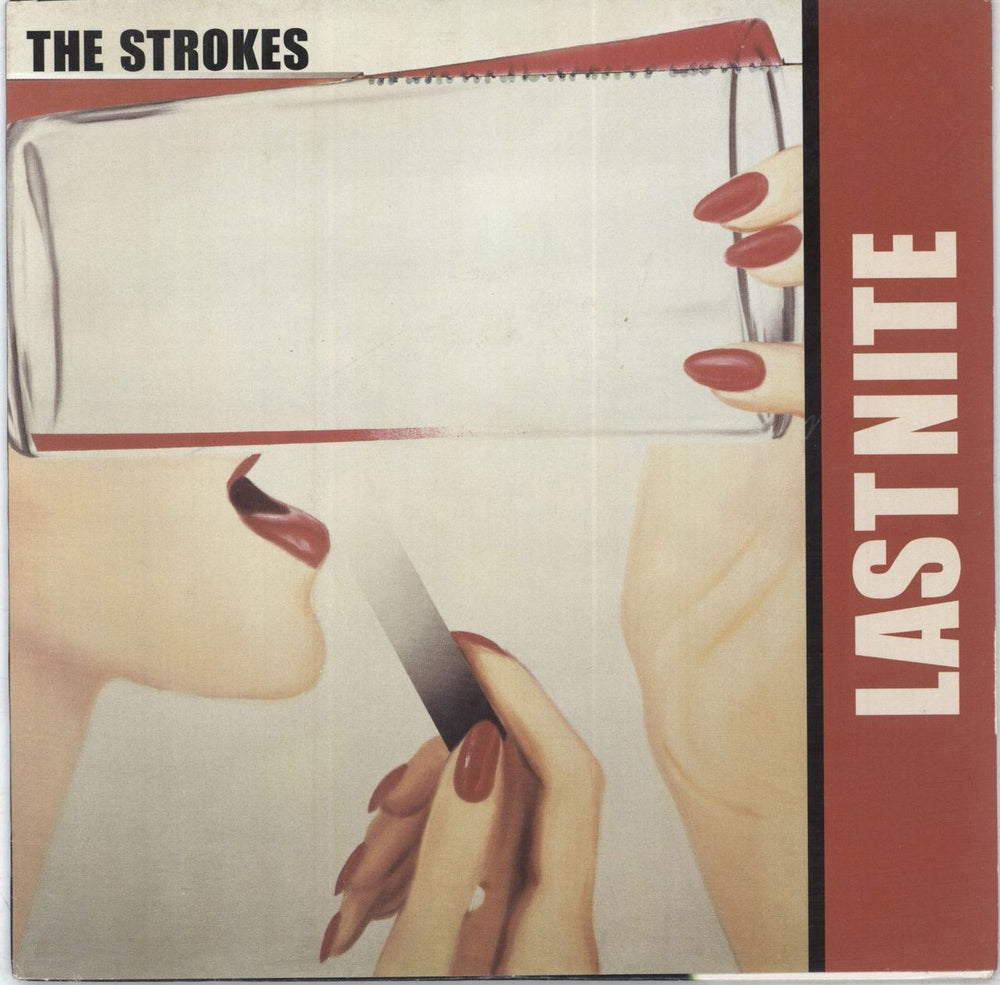 The Strokes Last Nite - Red Vinyl US 7" vinyl single (7 inch record / 45) 0786360611-7