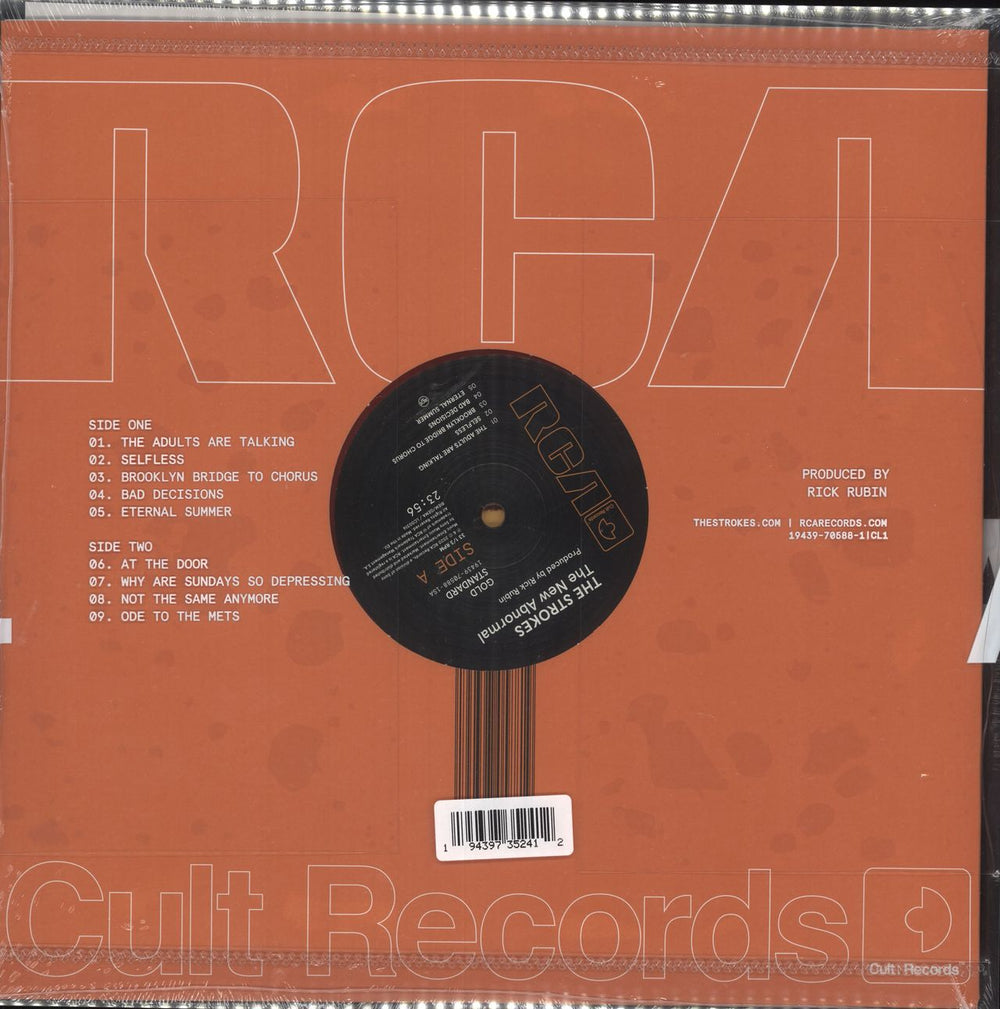 The Strokes The New Abnormal - Red Vinyl UK vinyl LP album (LP record) KESLPTH745047