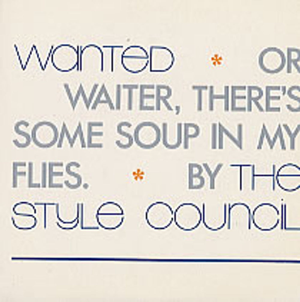 The Style Council Wanted UK CD single (CD5 / 5") TSCCD14