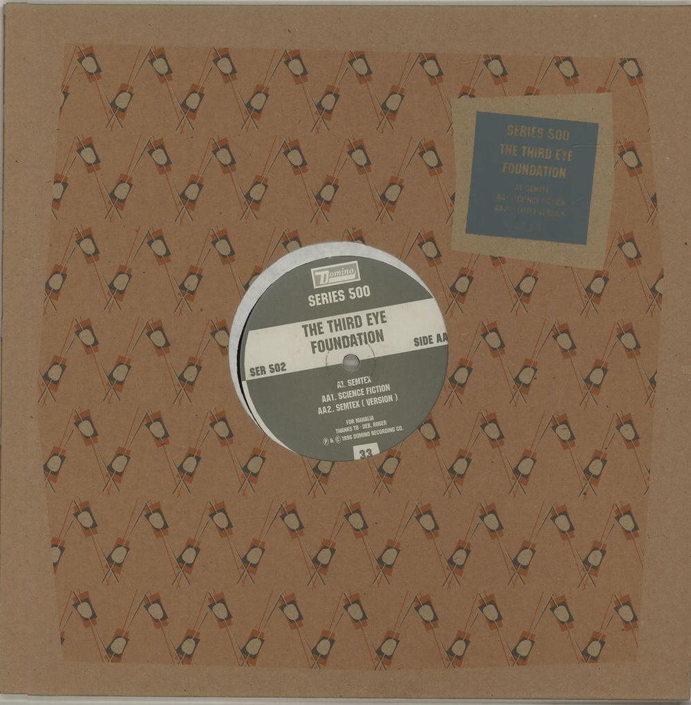 The Third Eye Foundation Semtex UK 12" vinyl single (12 inch record / Maxi-single) SER502