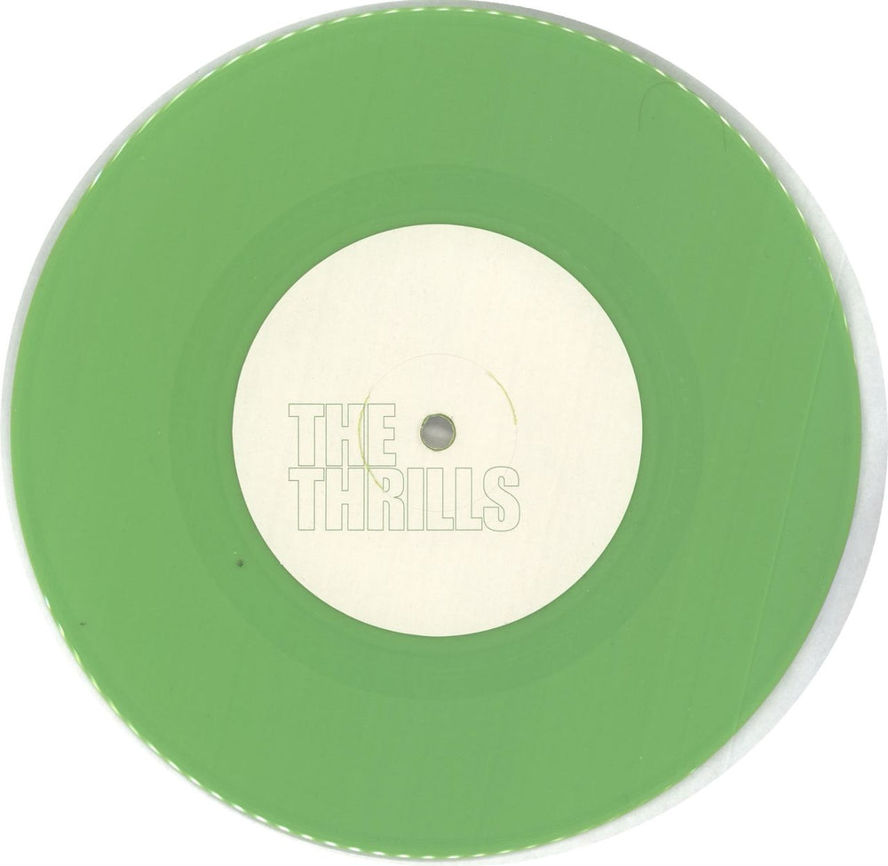 The Thrills Don't Steal Our Sun - Green Vinyl UK 7" vinyl single (7 inch record / 45) RIL07DO265287