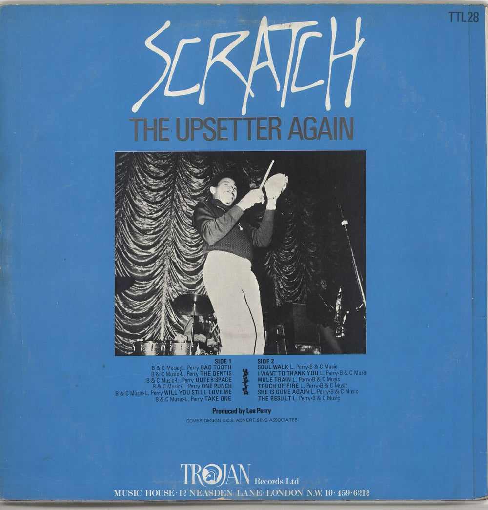 The Upsetters Scratch The Upsetter Again UK vinyl LP album (LP record)