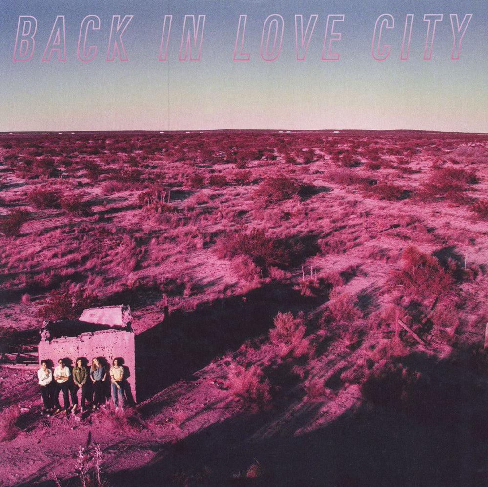 The Vaccines Back In Love City - Pink Vinyl UK vinyl LP album (LP record) VACS003LPXX