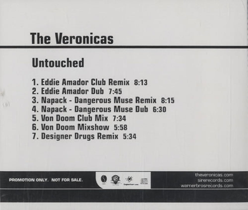 The Veronicas Untouched Remixes US Promo 2 CD album set (Double CD) PRO-CDR-516399