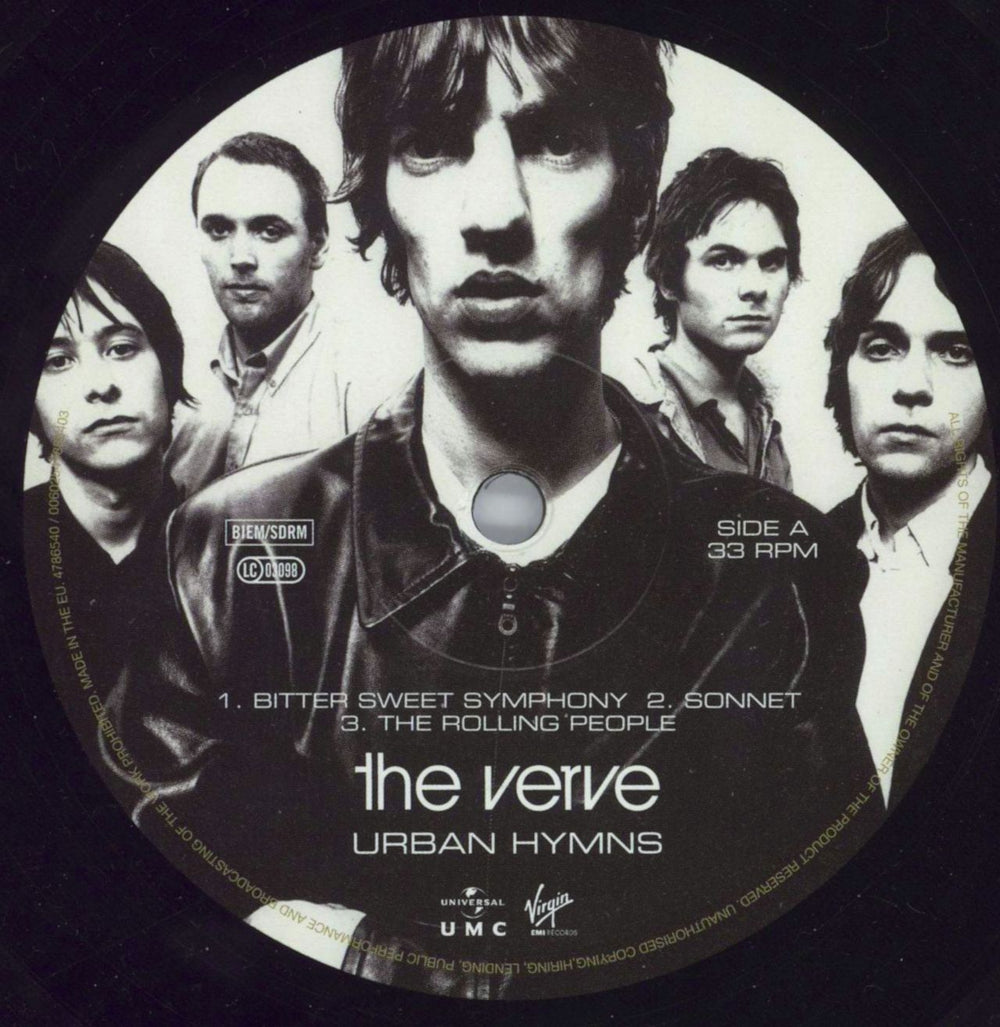 The Verve Urban Hymns - 180gm - EX UK 2-LP vinyl record set (Double LP Album) VVE2LUR816817