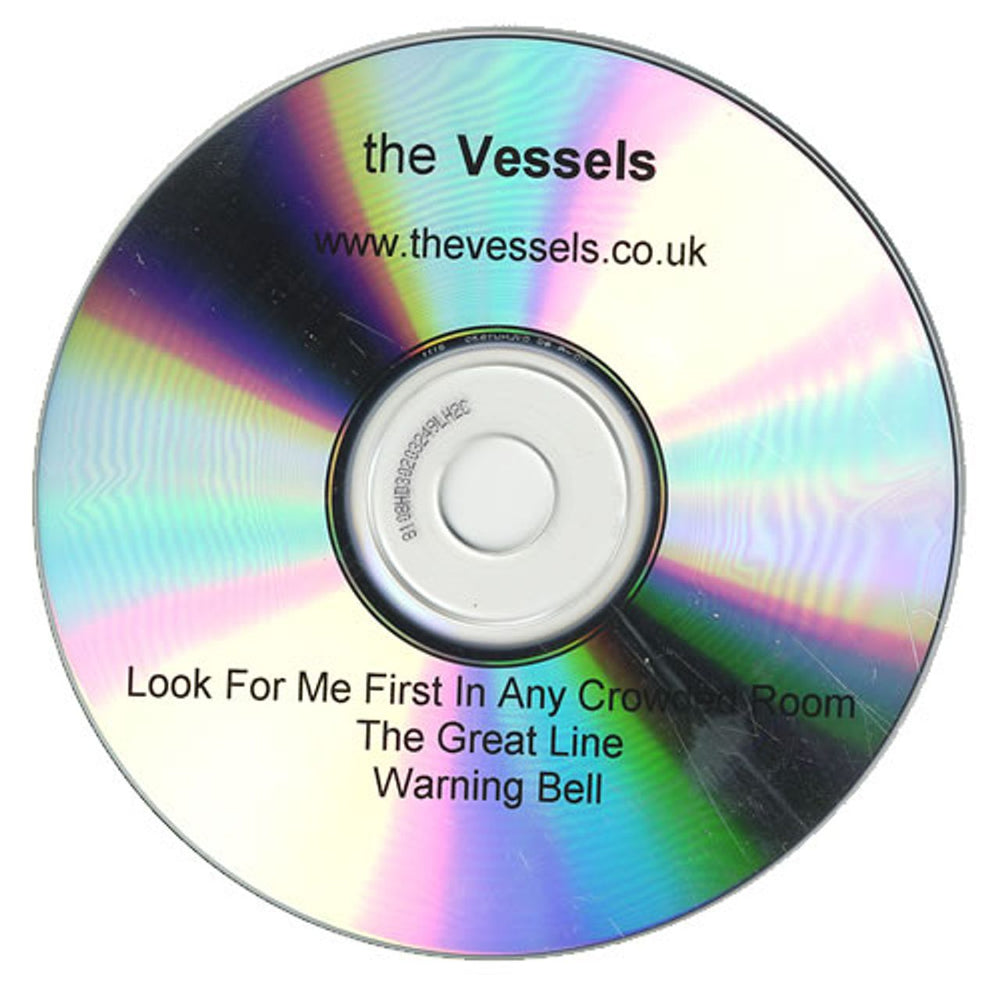 The Vessels Look For Me First In Any Crowded Room UK Promo CD-R acetate CD-R ACETATE