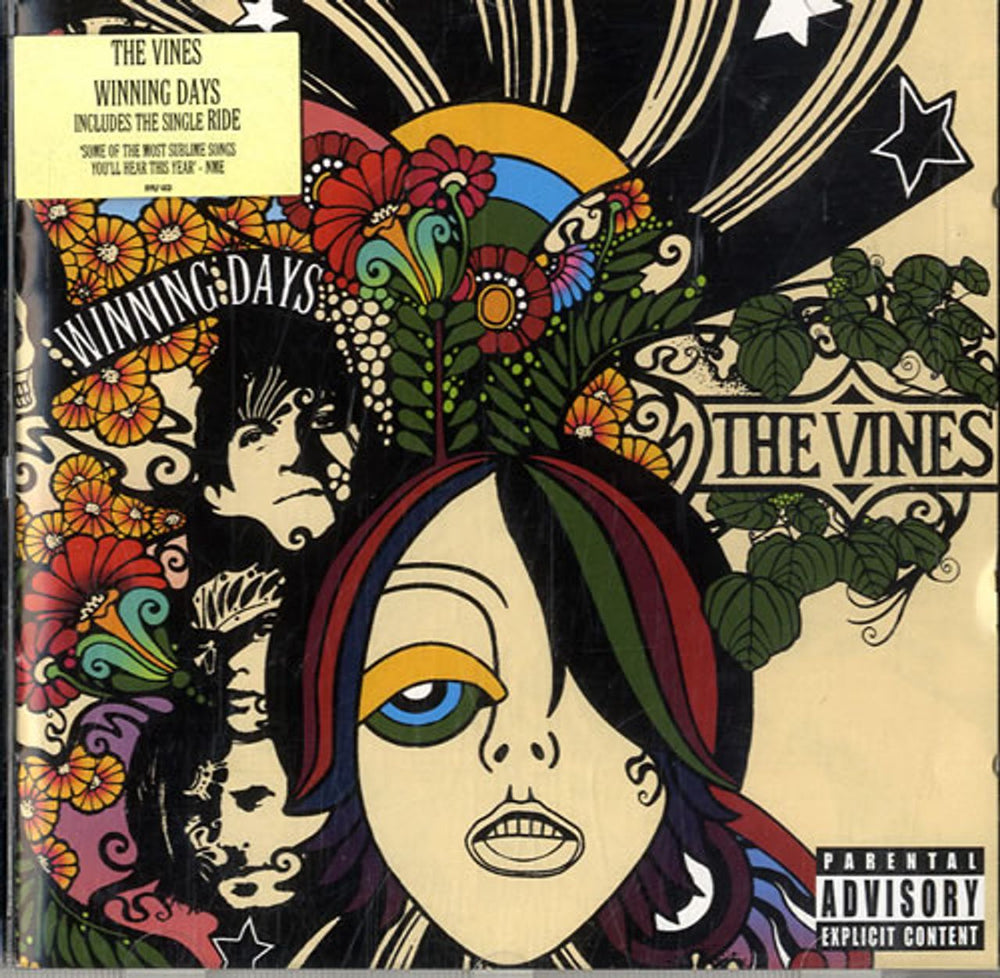 The Vines Winning Days UK CD album (CDLP) HVNLP48CD