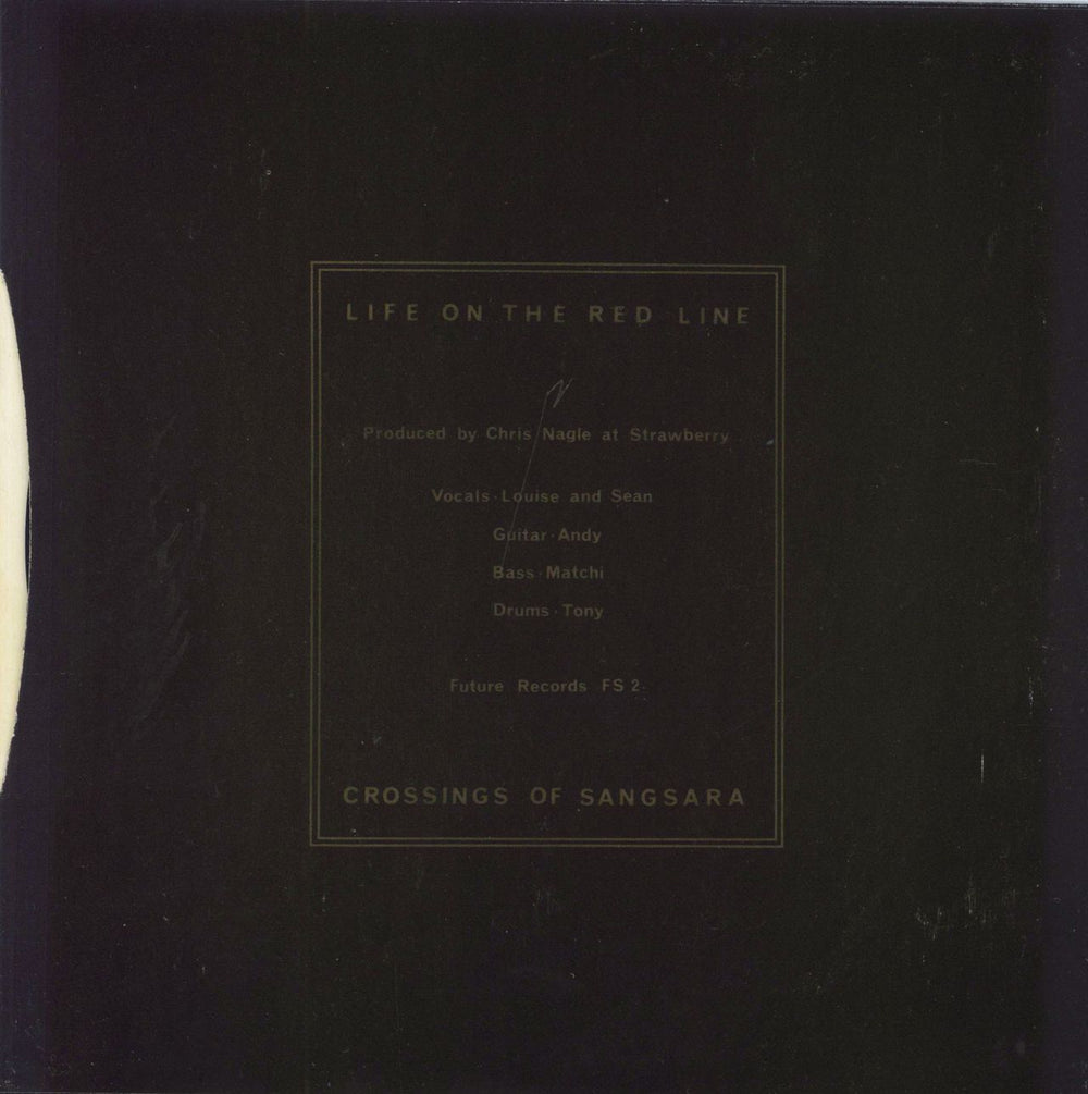 The Violators Life On The Red Line UK 7" vinyl single (7 inch record / 45)