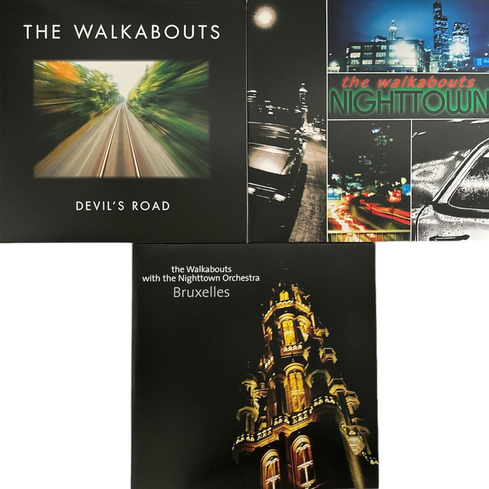 The Walkabouts The Virgin Years: Devil's Road + Nightown + Bruxelles German Vinyl Box Set WALVXTH831045