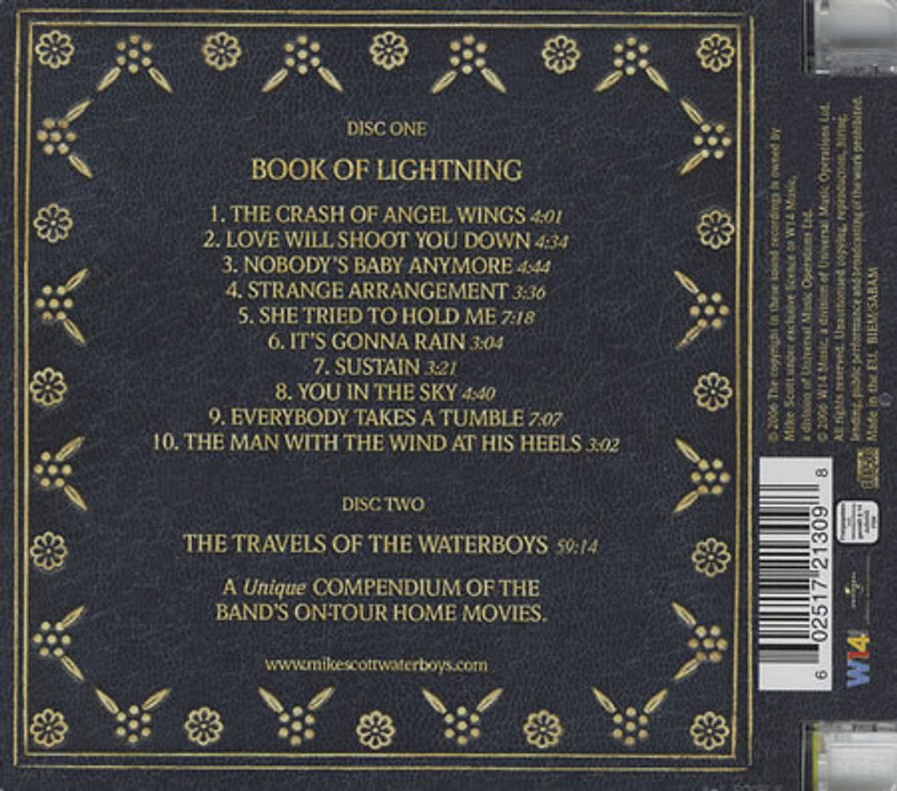 The Waterboys Book Of Lightning UK 2-disc CD/DVD set WAT2DBO391461