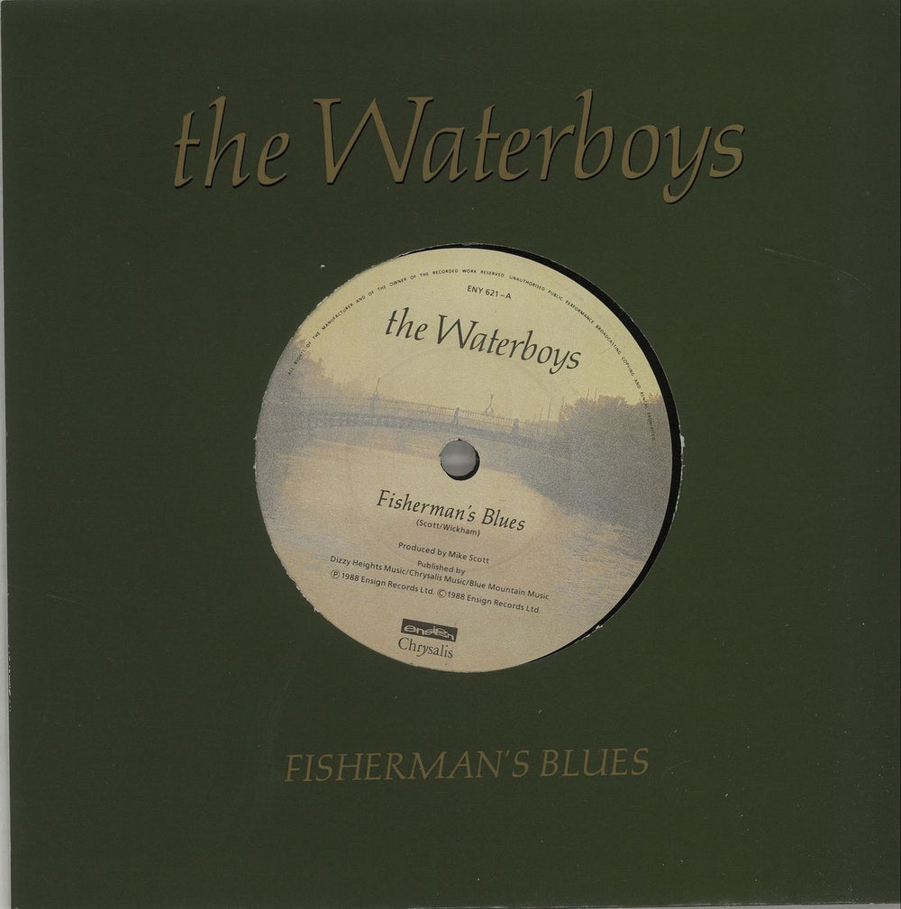 The Waterboys Fisherman's Blues UK 7" vinyl single (7 inch record / 45) ENY621