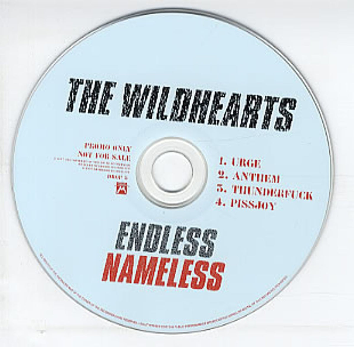 The Wildhearts Endless Nameless Sampler UK Promo CD single