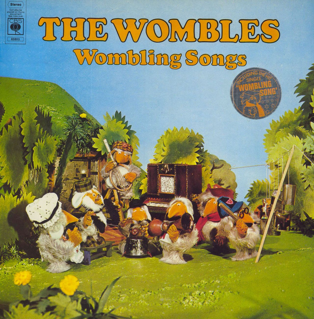 The Wombles Wombling Songs - Hype Stickered Sleeve UK vinyl LP album (LP record) 65803