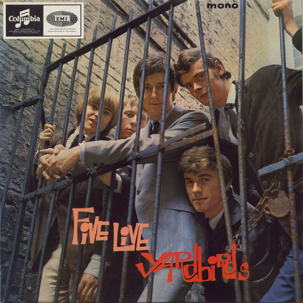 The Yardbirds Five Live Yardbirds - 1st UK vinyl LP album (LP record) 33SX1677