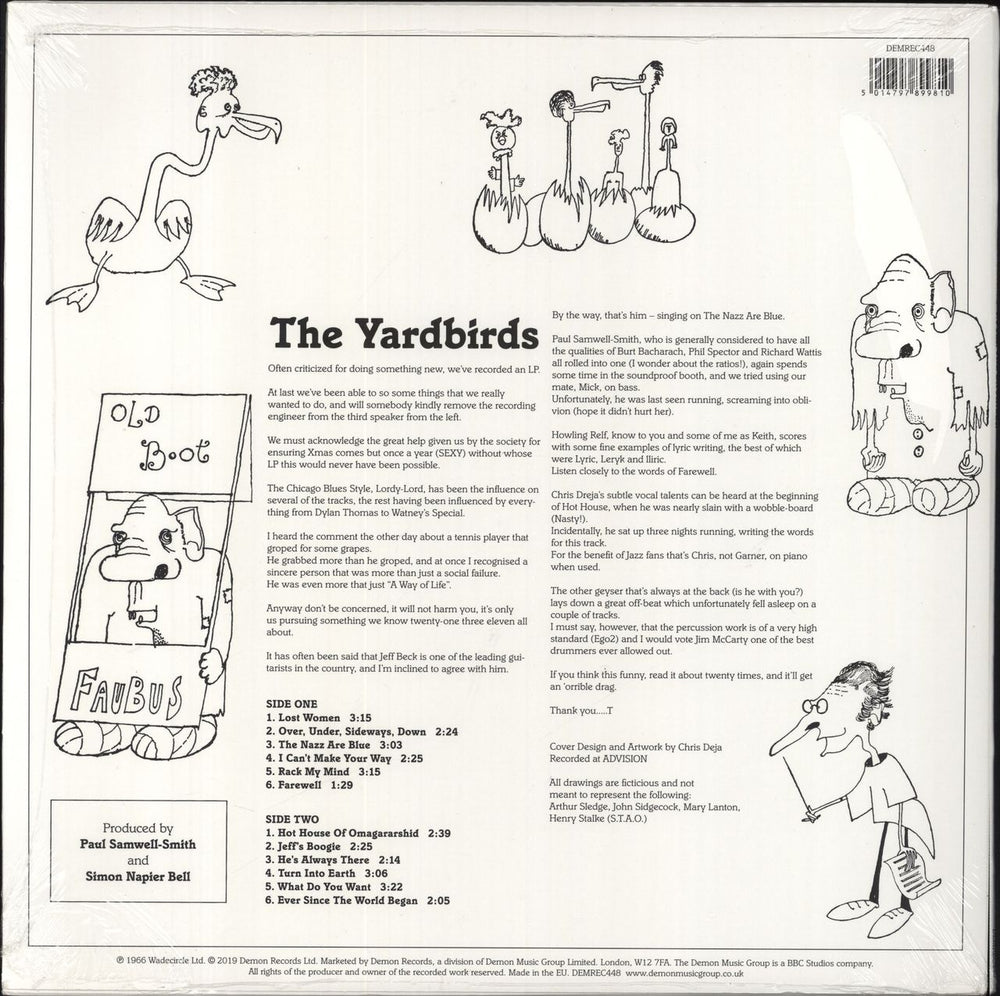 The Yardbirds Roger The Engineer - Red / Blue / White Split Vinyl - Sealed UK vinyl LP album (LP record)