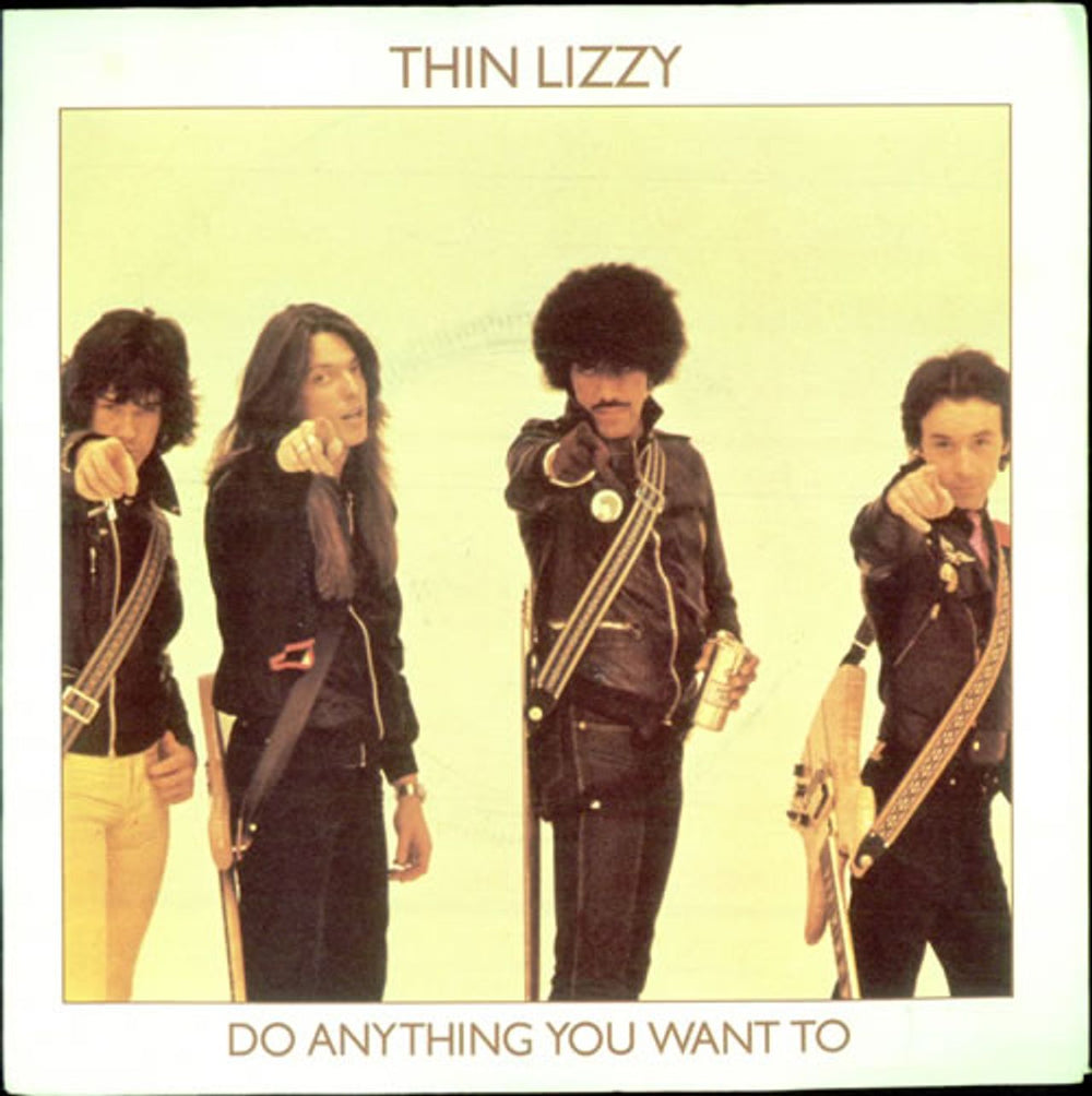 Thin Lizzy Do Anything You Want To + Sleeve UK 7" vinyl single (7 inch record / 45) LIZZY4