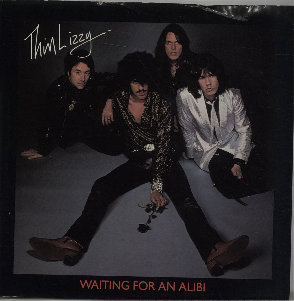 Thin Lizzy Waiting For An Alibi - P/S + Insert UK 7" vinyl single (7 inch record / 45) LIZZY003