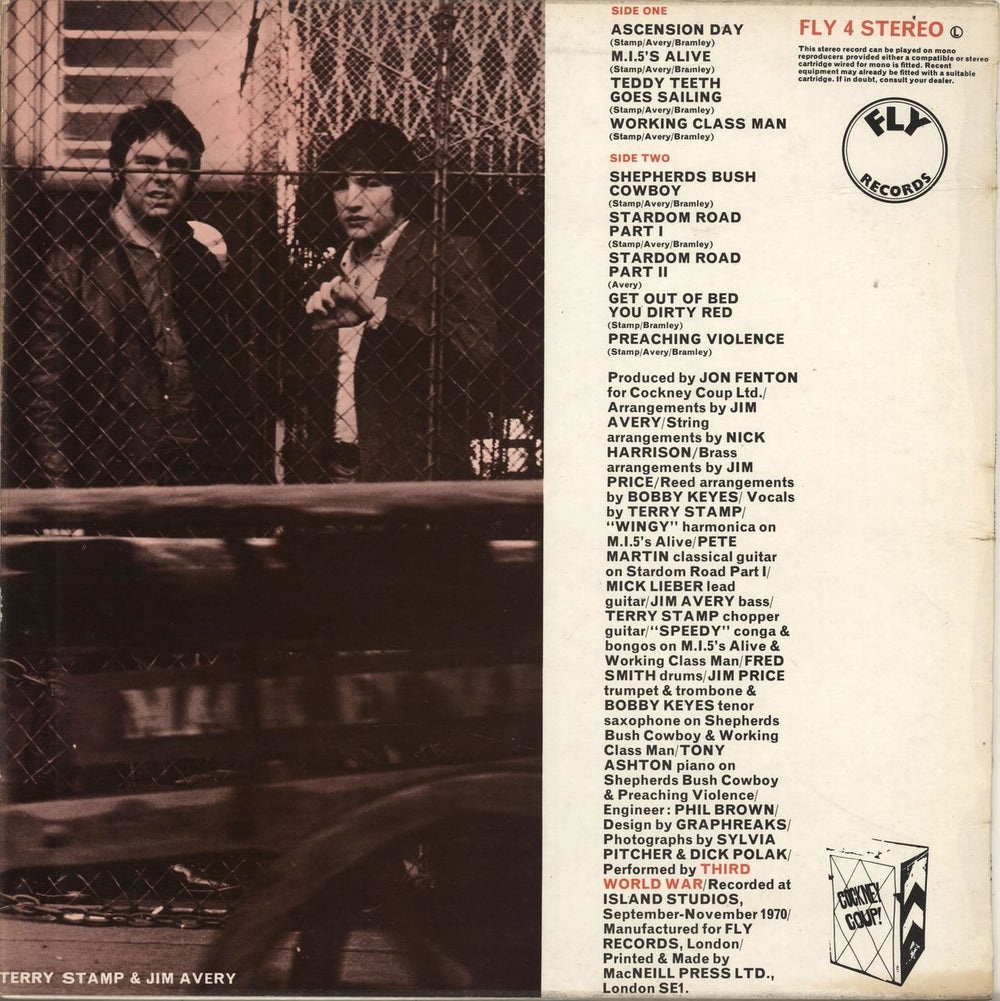 Third World War Third World War + Insert - VG UK vinyl LP album (LP record)