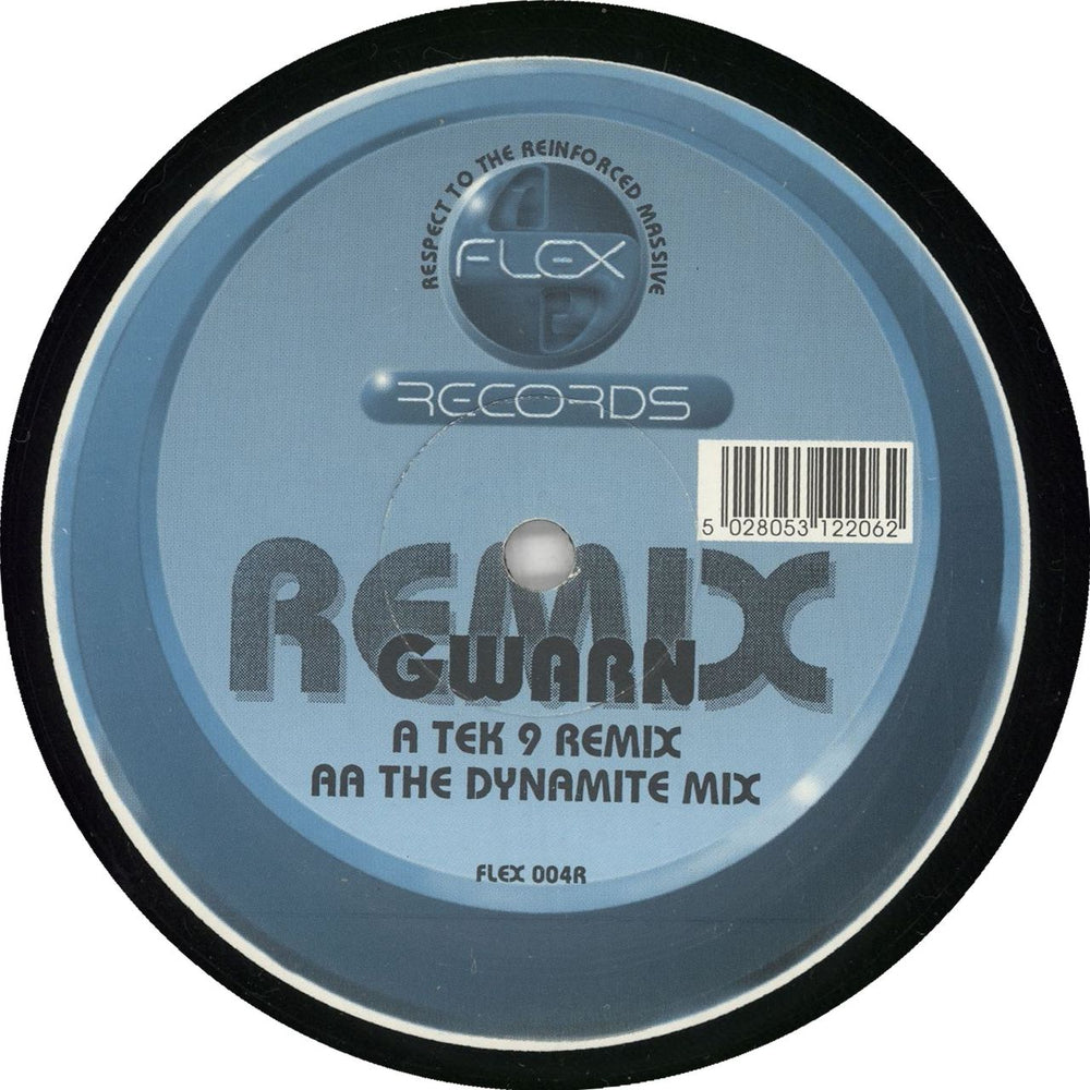 Three Disciples Gwarn (Remix) UK 10" vinyl single (10 inch record) FLEX004R