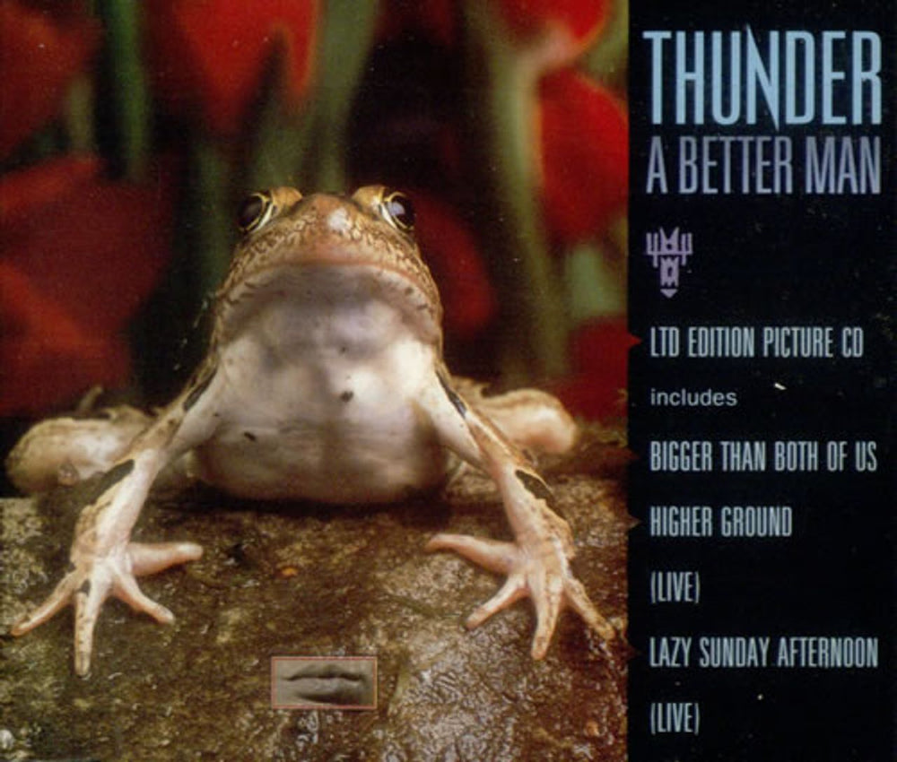 Thunder A Better Man - Picture UK CD single (CD5 / 5") CDBETTER1