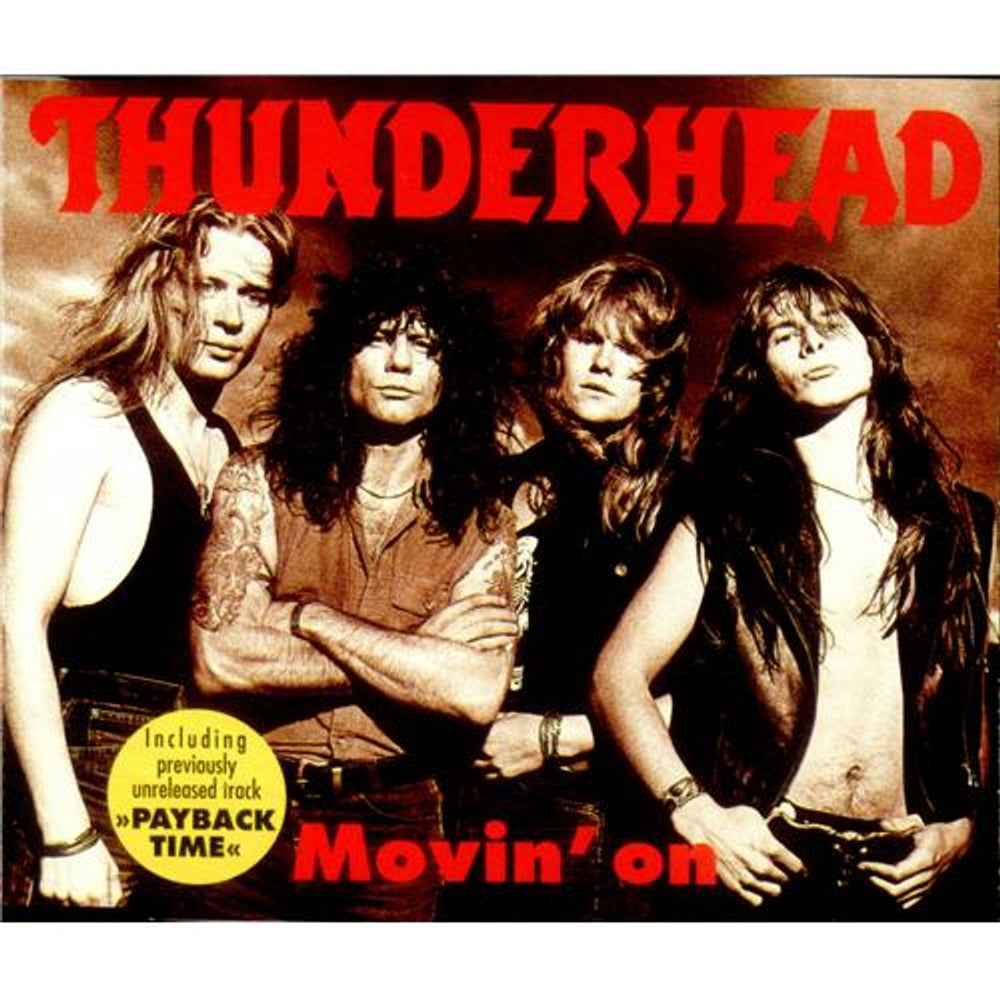 Thunderhead Movin' On German CD single (CD5 / 5") 7432117476-2