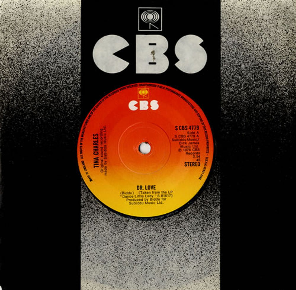 Tina Charles Dr. Love - Solid UK 7" vinyl single (7 inch record / 45) SCBS4779