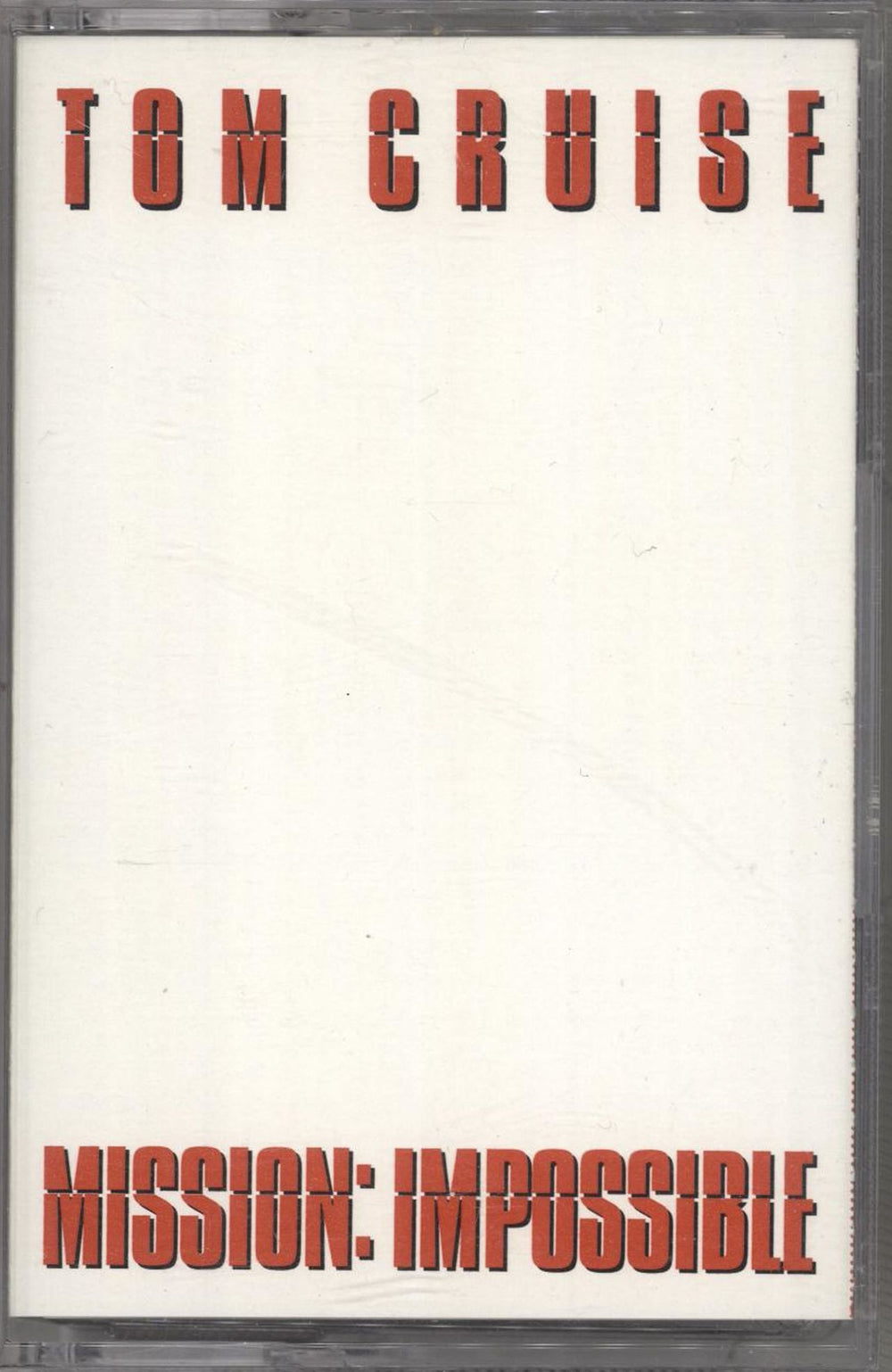 Tom Cruise Mission: Impossible UK cassette single PROMO CASSETE