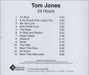 Tom Jones 24 Hours US Promo CD album (CDLP) TJOCDHO456833