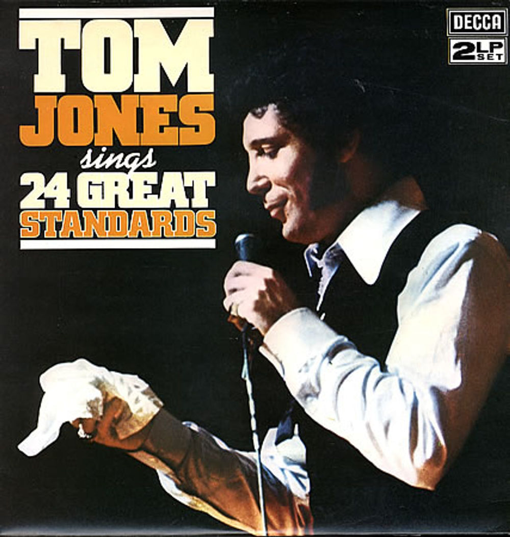 Tom Jones Sings 24 Great Standards UK 2-LP vinyl record set (Double LP Album) DKL7/1 & 7/2