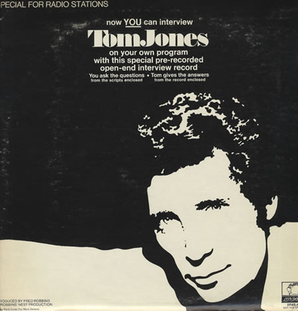 Tom Jones Special Tom Jones Interview Kit + Scripts US Promo vinyl LP album (LP record) XPAS-1