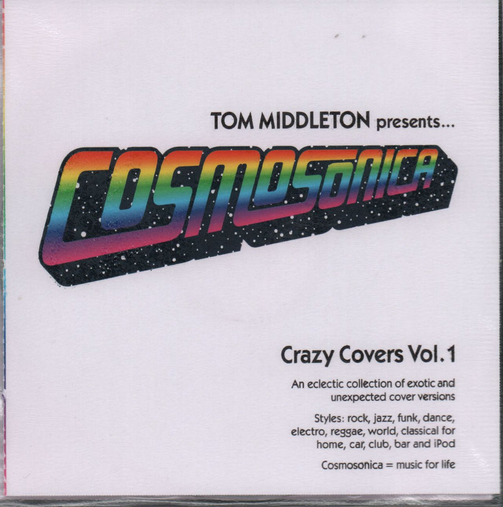 Tom Middleton Crazy Covers Vol. 1 UK Promo CD-R acetate CD-R