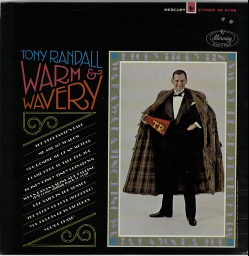 Tony Randall Warm & Wavery US vinyl LP album (LP record) SR61128