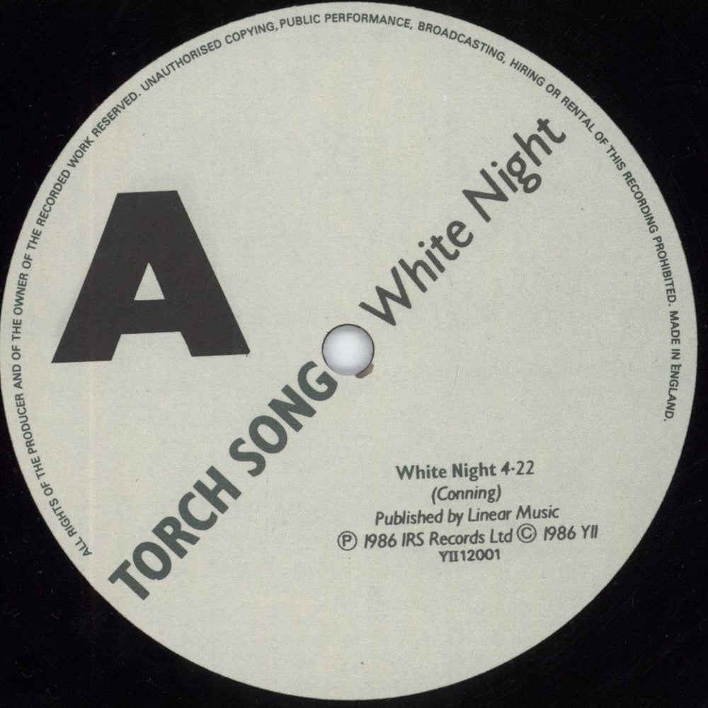 Torch Song White Night UK 12" vinyl single (12 inch record / Maxi-single) OSG12WH808614