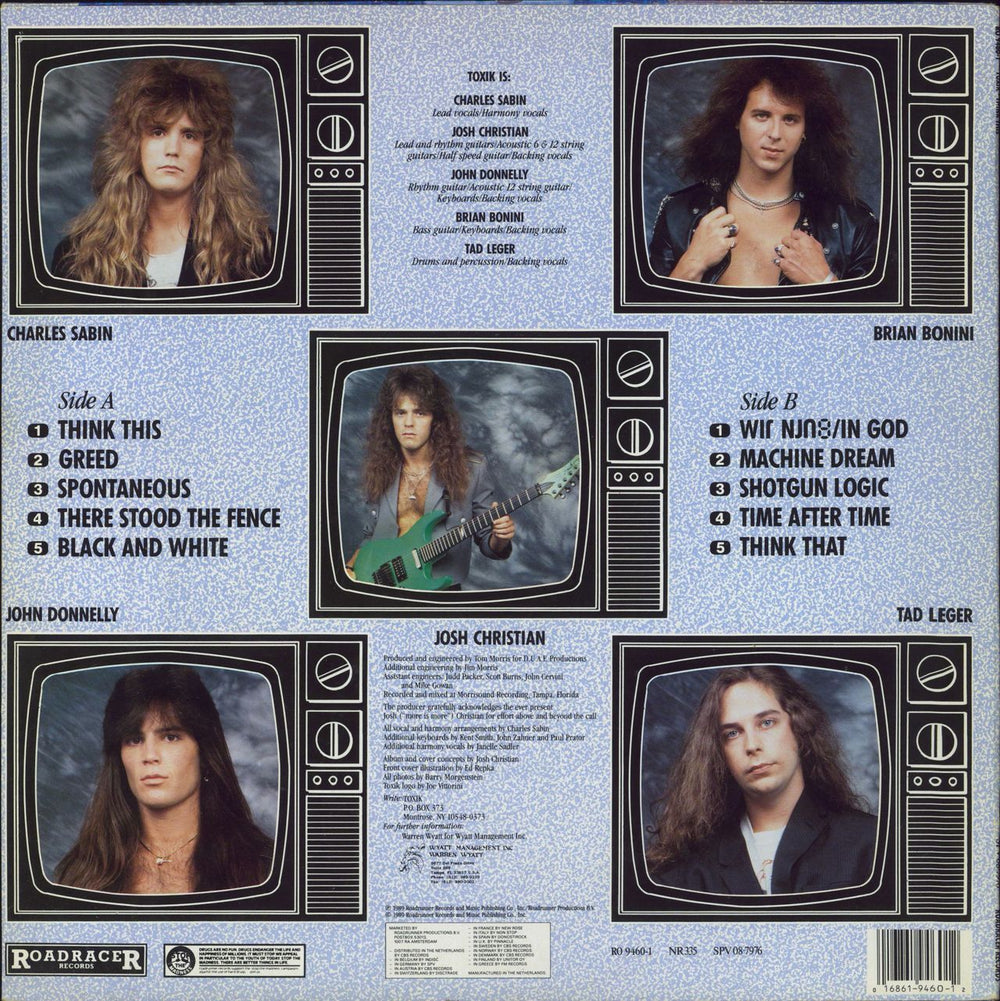 Toxik Think This Dutch vinyl LP album (LP record) 016861946012