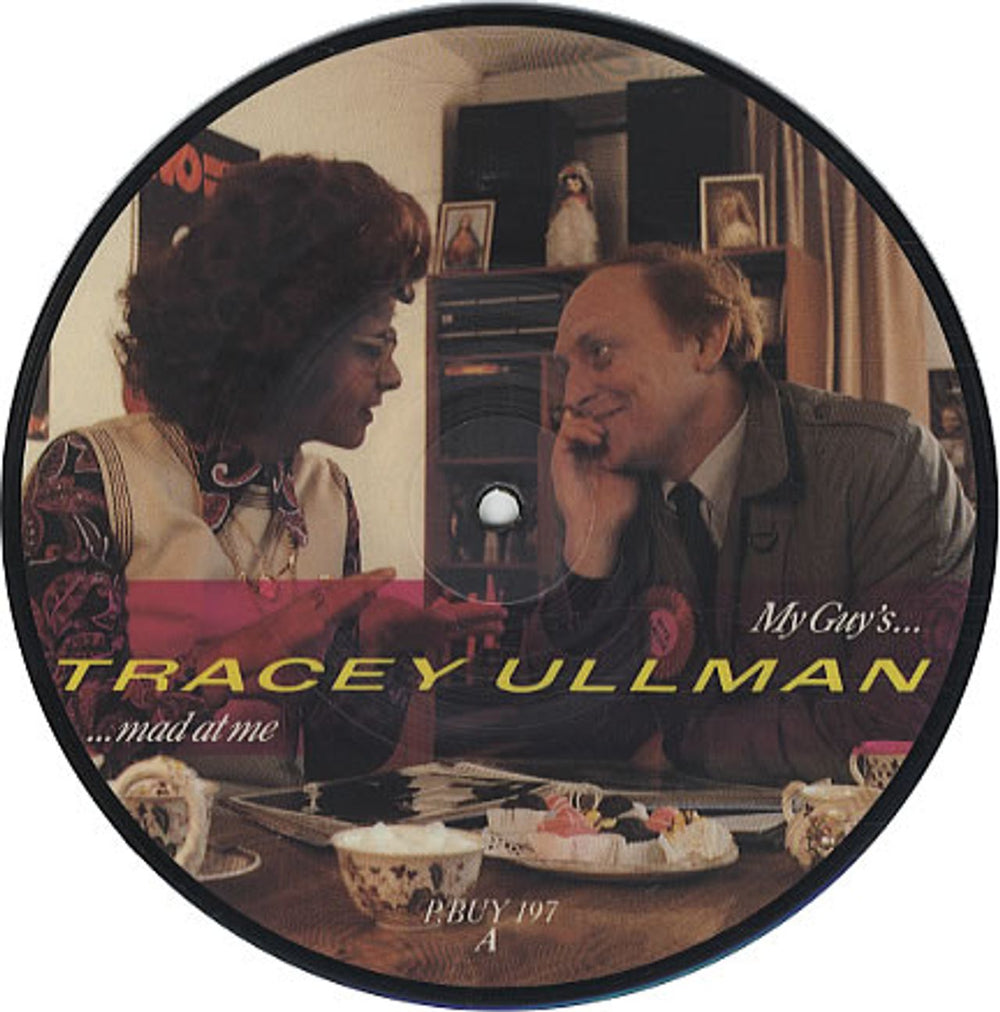 Tracey Ullman My Guy's Mad At Me UK 7" vinyl picture disc (7 inch picture disc single) PBUY197