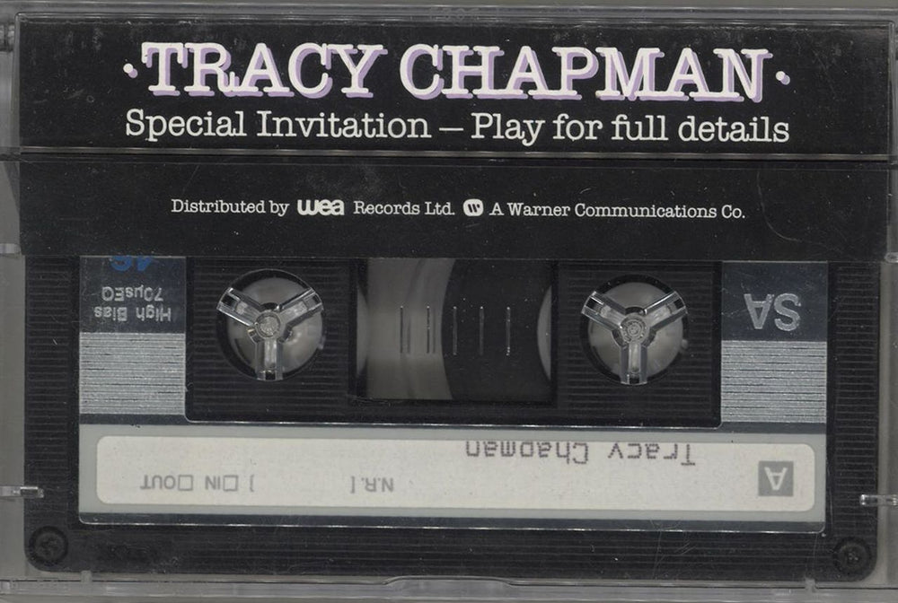 Tracy Chapman Play This Tape! Special Invitation UK Promo cassette album