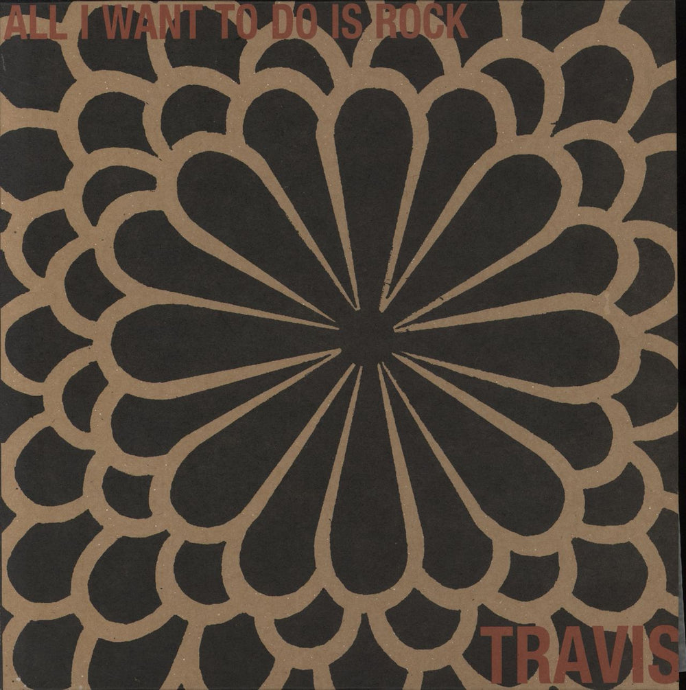 Travis (90s) All I Want To Do Is Rock - un-numbered UK 10" vinyl single (10 inch record) PHONE001