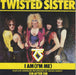 Twisted Sister I Am [I'm Me] UK 7" vinyl single (7 inch record / 45) A9854