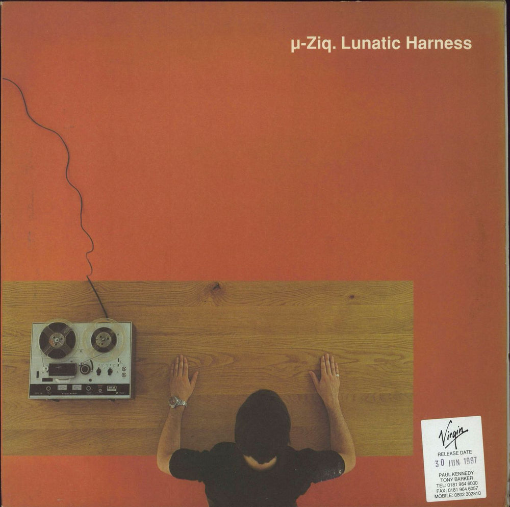 U-Ziq Lunatic Harness UK 2-LP vinyl record set (Double LP Album) PULP5