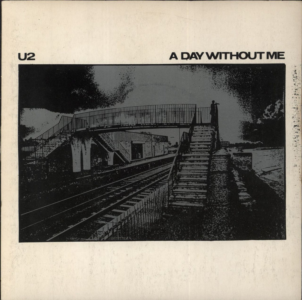 U2 A Day Without Me - EX + P/S Irish 7" vinyl single (7 inch record / 45) CBS8905X