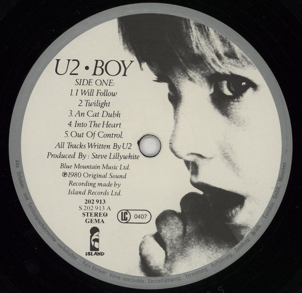 U2 Boy German vinyl LP album (LP record) U-2LPBO758105