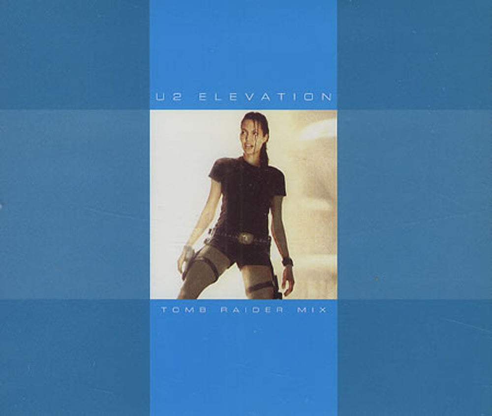 U2 Elevation - Lara Croft Tomb Raider Sleeve UK Promo CD single (CD5 / 5") ELECD2