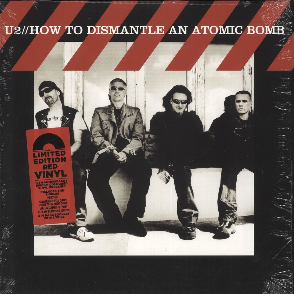 U2 How To Dismantle An Atomic Bomb - 180gram Red Vinyl UK vinyl LP album (LP record) U214