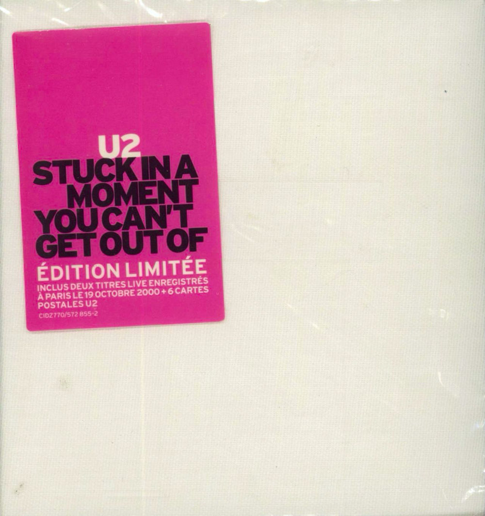 U2 Stuck In A Moment You Can't Get Out Of French CD single (CD5 / 5") 5728552