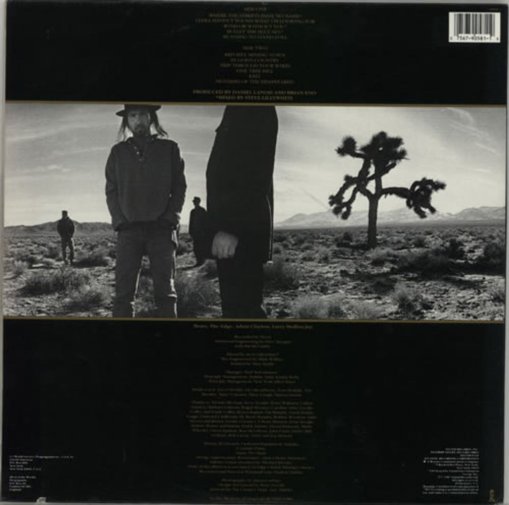 U2 The Joshua Tree US vinyl LP album (LP record) U-2LPTH606698