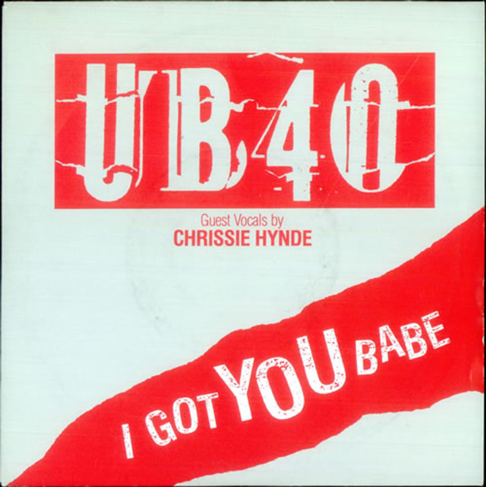 UB40 I Got You Babe UK 7" vinyl single (7 inch record / 45) DEP20