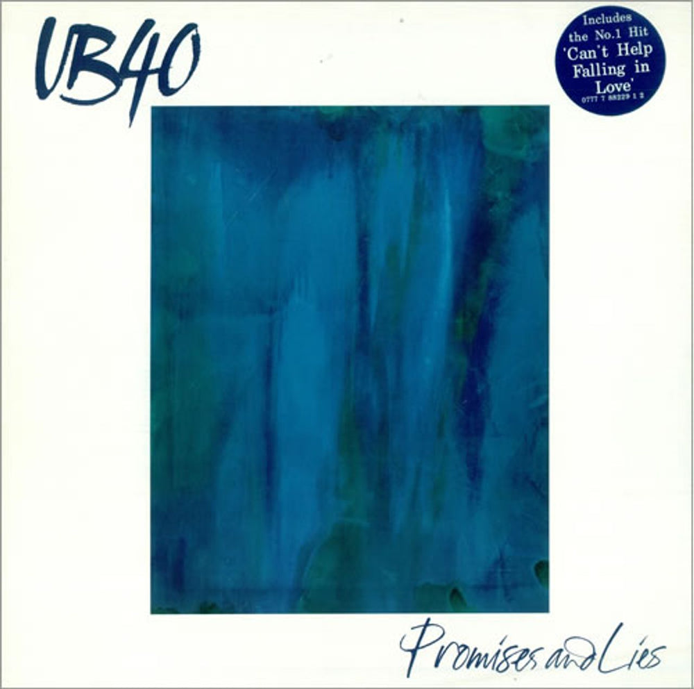 UB40 Promises And Lies UK vinyl LP album (LP record) LPDEP15